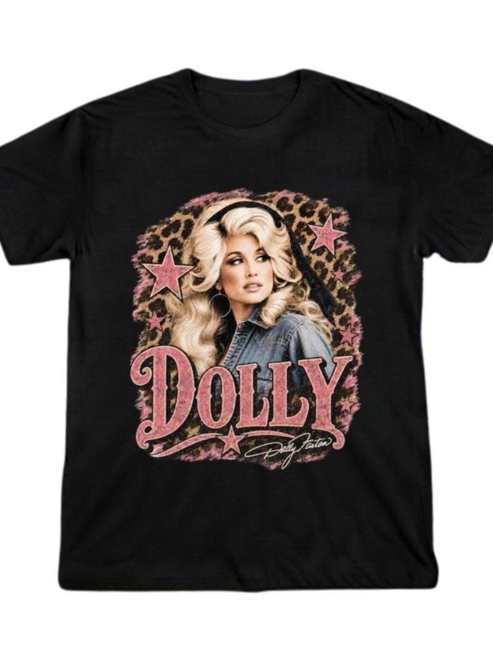Black Gildan Dolly Parton Graphic Tee
